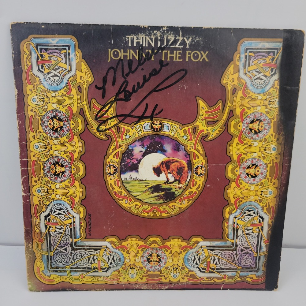 Thin Lizzy Johnny the Fox Vinyl LP 1976 Mercury SRM-1-1119 Signed Cover